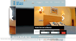 Desktop Screenshot of hotelsoldelablanca.es