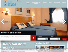 Tablet Screenshot of hotelsoldelablanca.es